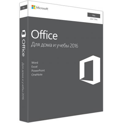 Программная продукция Microsoft Office Mac 2016 Home and Student Russian Medialess P2 (GZA-00943)