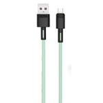 Дата кабель USB 2.0 AM to Micro 5P 1.0m 5A green XO (NB166-M-1-GR)