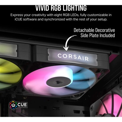 Кулер до корпусу Corsair iCUE Link RX140 RGB PWM Dual Pack (CO-9051020-WW)