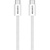 Дата кабель USB-C to USB-C 1.0m 60W Magnet Braided White Canyon (CND-CCMG60AB15W)