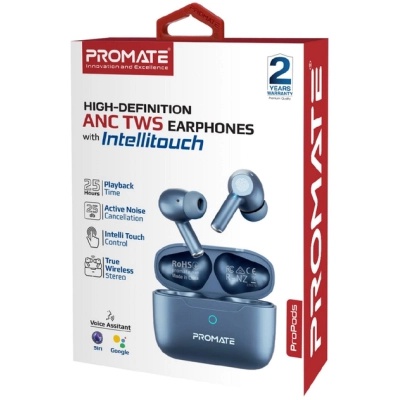 Навушники Promate ProPods Blue (propods.blue)
