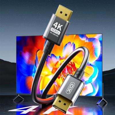 Кабель мультимедійний DisplayPort to DisplayPort 5.0m v1.2 tranish XO (GB018B-DP.tranish)
