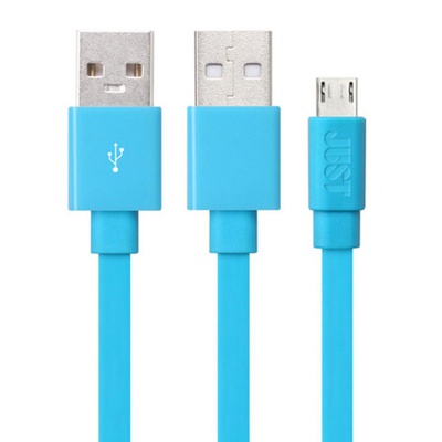 Дата кабель JUST Freedom Micro USB Cable Blue (MCR-FRDM-BL)