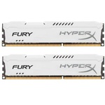 Модуль памяти для компьютера DDR3 16Gb (2x8GB) 1866 MHz HyperX Fury White HyperX (Kingston Fury) (HX318C10FWK2/16)
