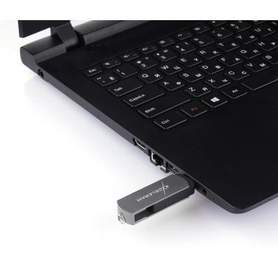 USB флеш накопитель eXceleram 8GB P2 Series Gray/Black USB 2.0 (EXP2U2GB08)