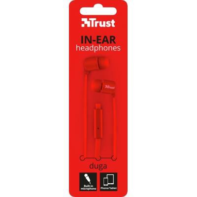 Наушники Trust Duga Mic Full Red (22134)