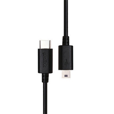 Дата кабель USB 2.0 Type-C to Mini 5P 1.0m Prolink (PB481-0100)