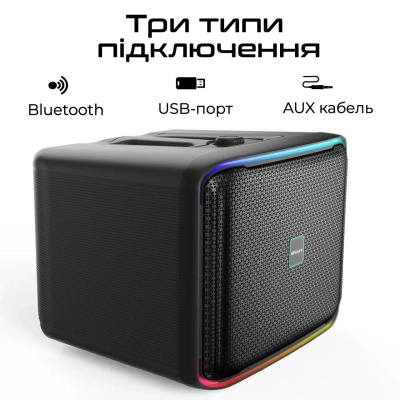 Акустична система HiFuture Event Horizon 100W RGB Black (event horizon.black)