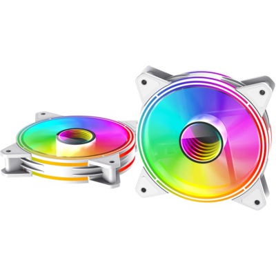 Кулер до корпусу Gamemax FN-12Rainbow-Q-Infinity WT
