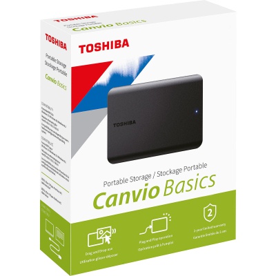 Зовнішній жорсткий диск 2.5' 2TB Toshiba (HDTB520EK3AA)