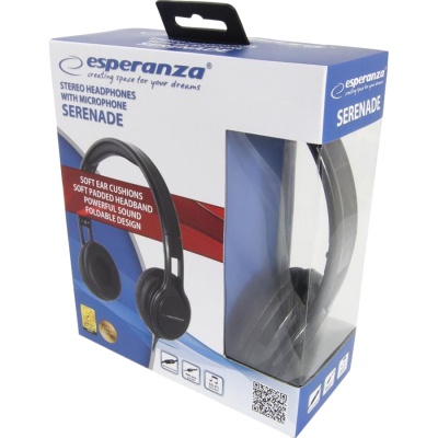 Навушники Esperanza Serenade Black (EH211K)