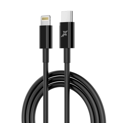 Дата кабель USB-C to Lightning 12W CL-03B Black Grand-X (CL-03B)