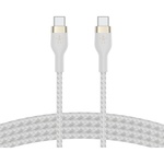 Дата кабель USB-C to USB-C 2.0m 60W White Belkin (CAB011BT2MWH)