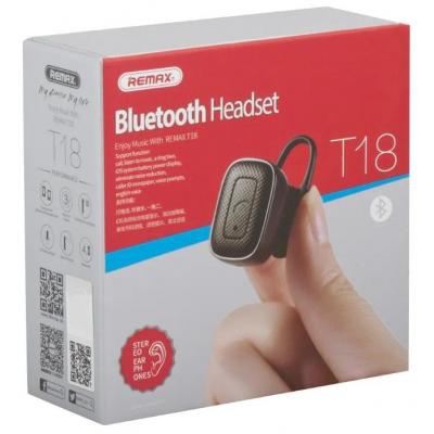 Bluetooth-гарнитура Remax RB-T18 Black (RB-T18BK)