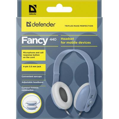 Наушники Defender Fancy 440 Blue (63441)