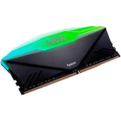 Модуль пам'яті для комп'ютера DDR4 32GB (2x16GB) 3200 MHz NOX RGB Black Apacer (AH4U32G32C28YNBAA-2)