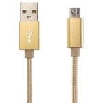 Дата кабель Gelius Metallic Edition USB 2.0 – MicroUSB Gold (36535)