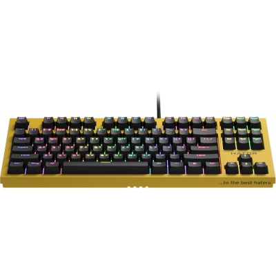 Клавиатура Hator Skyfall TKL PRO USB Yellow (HTK-657)