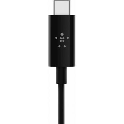 Переходник Lightning - 3.5 mm audio + power RockStar Belkin (F7U079BT03-BLK)