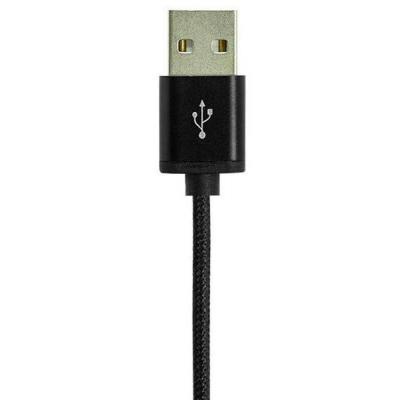 Дата кабель USB 2.0 AM to Lightning Gold Edition Carbon Black Gelius (45844)