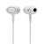 Наушники HF RM-515 White (mic + button call answering) Remax (42265)