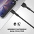 Дата кабель USB 2.0 AM to Micro 5P 1.0m AR88 2.4A black Armorstandart (ARM60003)