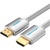 Кабель мультимедійний HDMI to HDMI 10.0m V2.0 4K 60Hz Silver Metal Type Vention (AABIL)