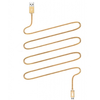 Дата кабель JUST Copper Micro USB Cable 0,5M Gold (MCR-CPR05-GLD)