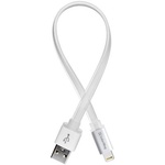 Дата кабель USB 2.0 AM to Lightning 0.25m white ColorWay (CW-CBUM-LM25W)