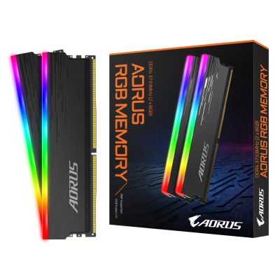 Модуль пам'яті для комп'ютера DDR4 16GB (2x8GB) 3733 MHz AORUS RGB Memory boost GIGABYTE (GP-ARS16G37)