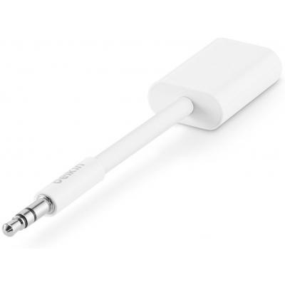 Кабель мультимедийный jack 3.5mm - jack 3.5mm x2, white Belkin (AV10157DSAPL)