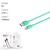 Дата кабель USB 2.0 AM to Micro 5P 1.0m 2.4A green XO (NB156-M-GR)