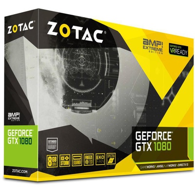 Видеокарта ZOTAC GeForce GTX1080 8192Mb AMP Extreme (ZT-P10800B-10P)