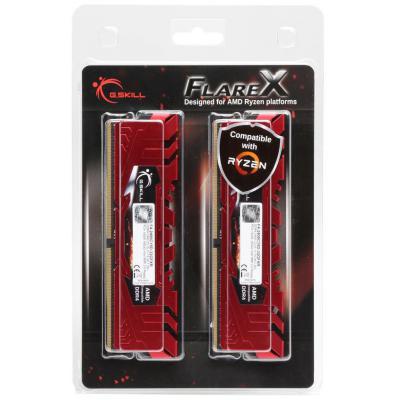 Модуль памяти для компьютера DDR4 32GB (2x16GB) 2400 MHz Flare X Red G.Skill (F4-2400C15D-32GFXR)