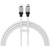 Дата кабель USB-C to Lightning 1.0m CoolPlay Fast Charging 20W white Baseus (CAKW000002)