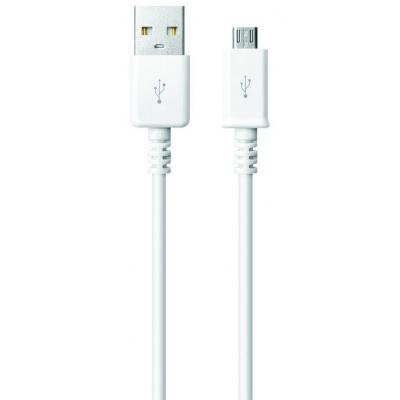 Дата кабель USB 2.0 AM to Micro 5P 1.0m white ColorWay (CW-CBUM005-WT)