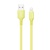 Дата кабель USB 2.0 AM to Lightning 1.0m soft silicone yellow ColorWay (CW-CBUL043-Y)