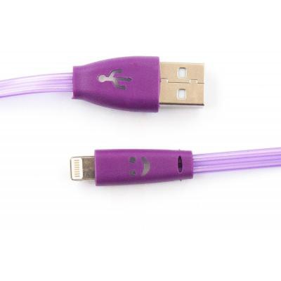 Дата кабель Dengos PLS-L-LED-PLSK-PURPLE