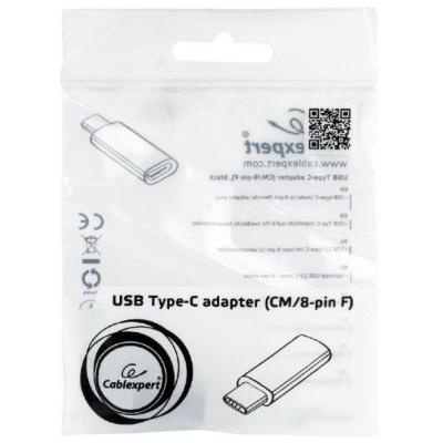 Перехідник Type-C to Lightning Cablexpert (A-USB-CM8PF-01)