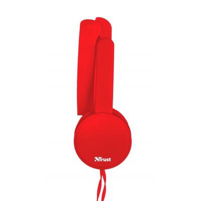 Наушники Trust Nano On-Ear Mic Red (23105)