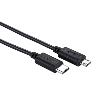 Дата кабель USB 2.0 Type-C to Micro 5P 1.0m Prolink (PB480-0100)