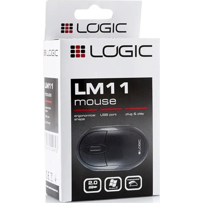 Мишка Logic concept LM-11 USB Black (M-LC-LM11)