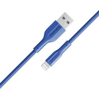 Дата кабель USB 2.0 AM to Lightning xcord-ai.navy Promate (xcord-ai.navy)
