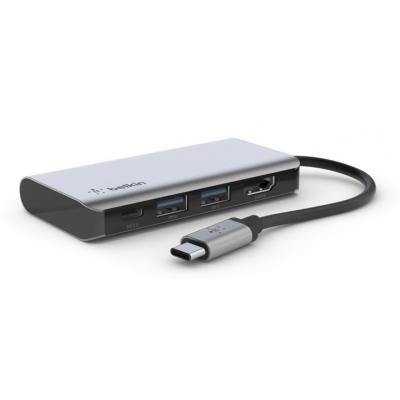 Концентратор Belkin USB-C 4in1 Multiport Dock (AVC006BTSGY)