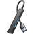 Концентратор XO USB 3.0 4-in-1 порти XO HUB014A.black (HUB014A.black)