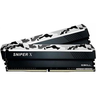 Модуль памяти для компьютера DDR4 16GB (2x8GB) 3200 MHz Sniper X G.Skill (F4-3200C16D-16GSXWB)
