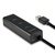 Концентратор AXAGON USB 3.1 to 4xUSB 3.0 1.2m + cable USB to Micro 5P black (HUE-S2BL)