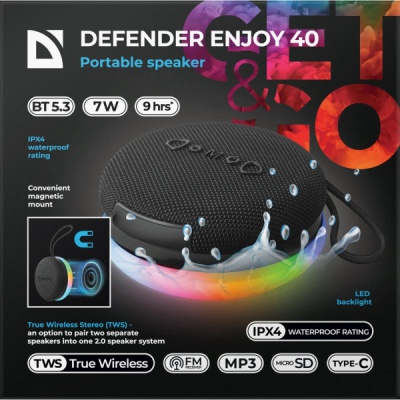Акустична система Defender Enjoy 40 Black (65141)