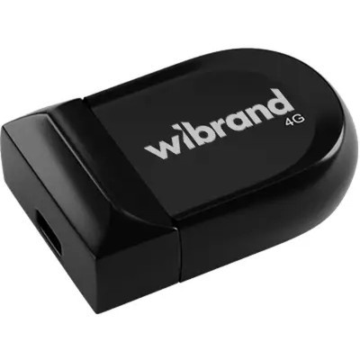 USB флеш накопичувач Wibrand 4GB Scorpio Black USB 2.0 (WI2.0/SC4M3B)