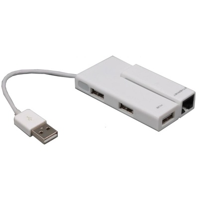 Переходник USB2.0 to Ethernet 100Mb Viewcon (VE 450 W (White))